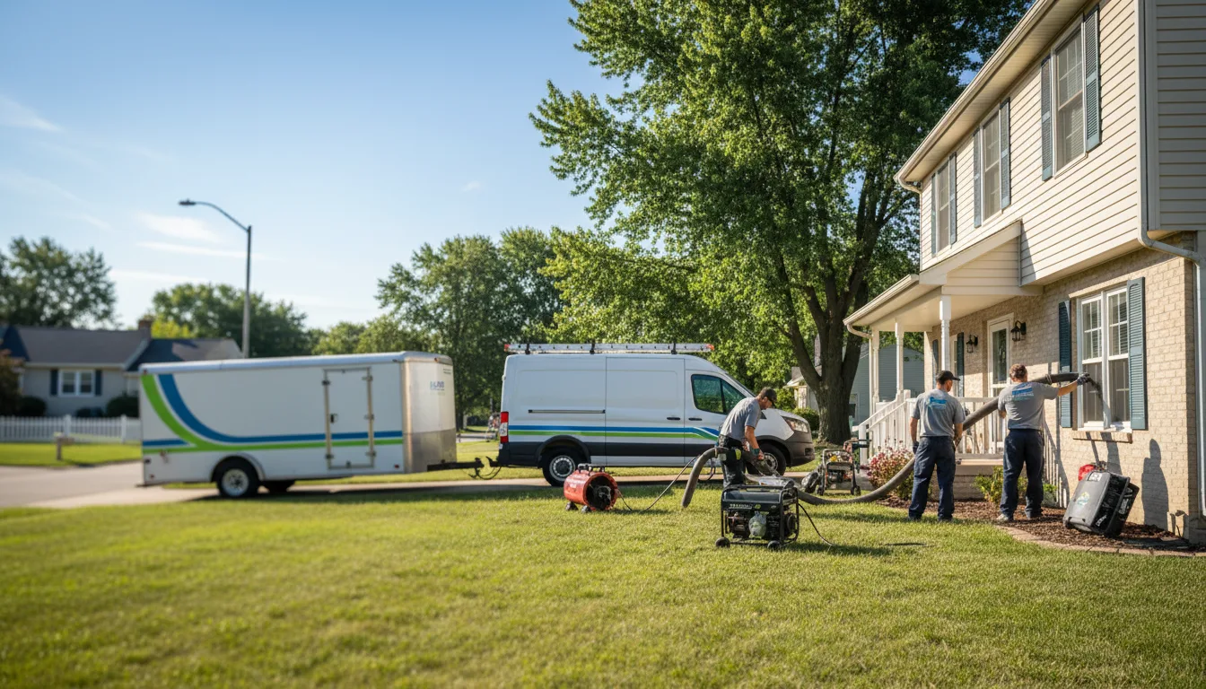 Flooded Basement Restoration And Cleanup With Repair in Edgerton, MN near me